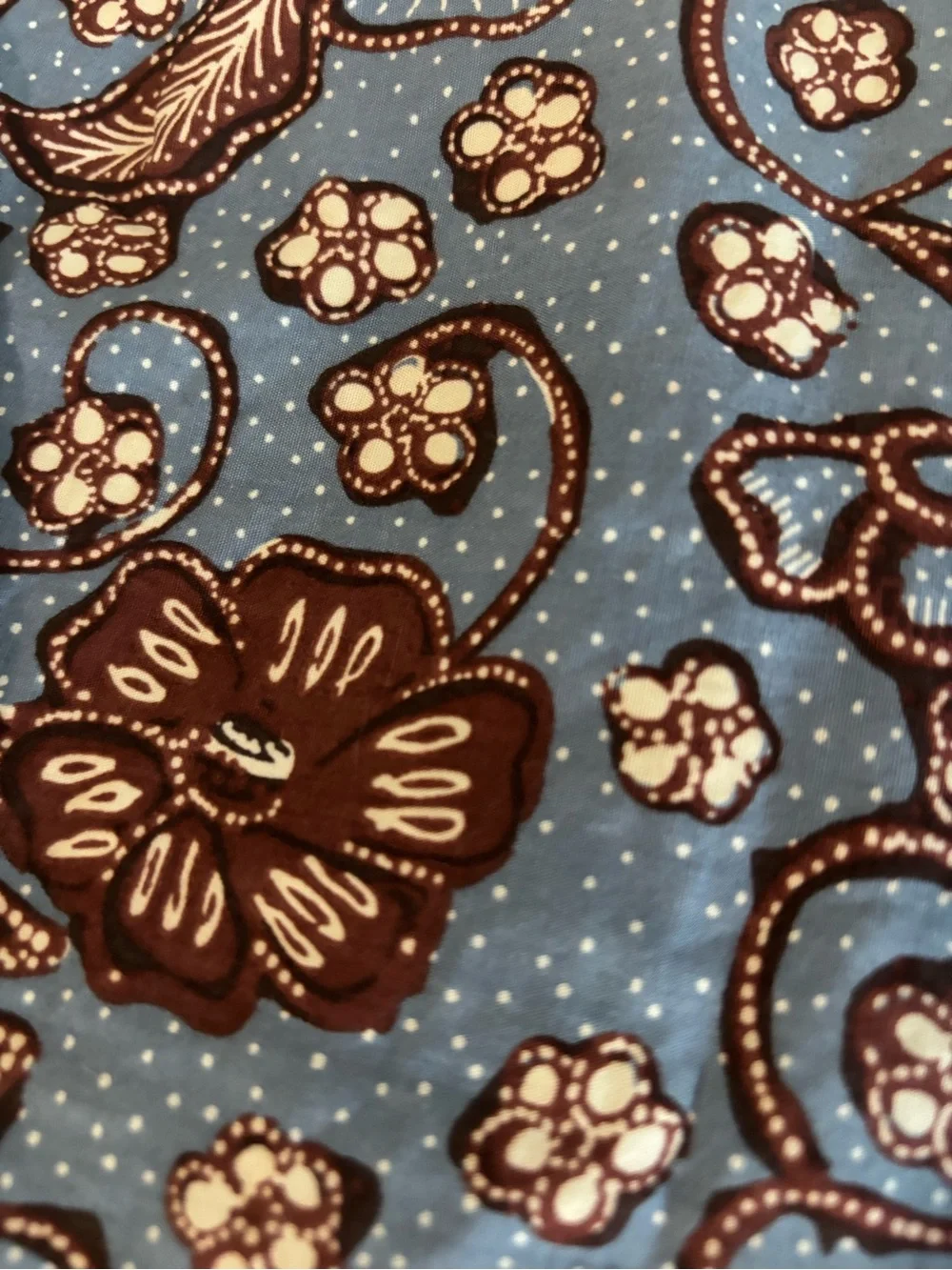 Blue Floral A-Line Skirt - Women's Casual Skirt